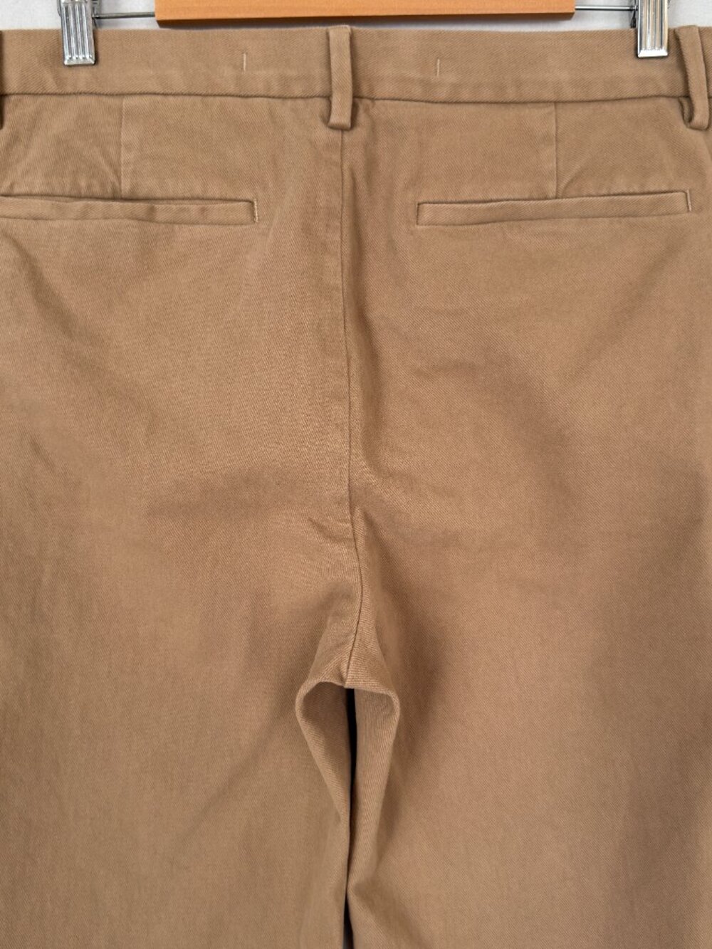 Banana Republic BR Straight Fit Khaki Pants Mens Size 34x34 Tan Stretch Chino - Picture 4 of 13